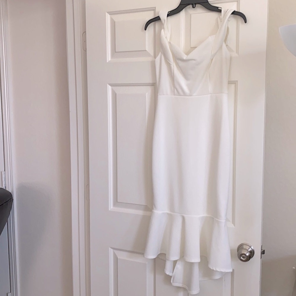 white dress